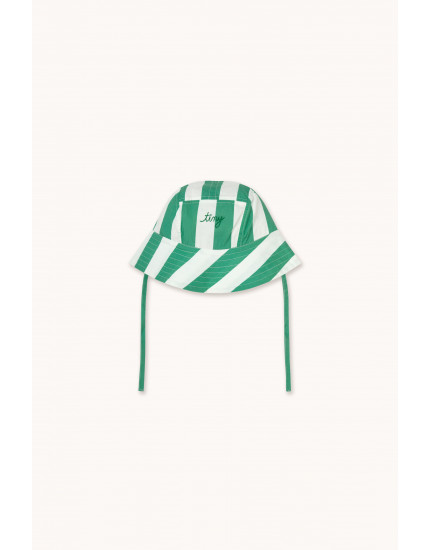 Stripes Bucket Hat Emerald L