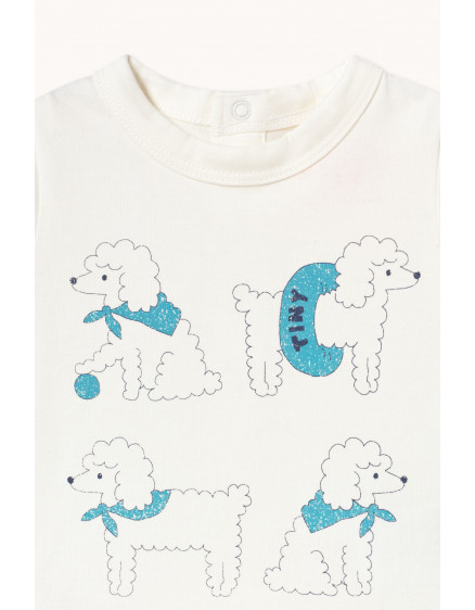 Poodle Graphic Body Off-White 2