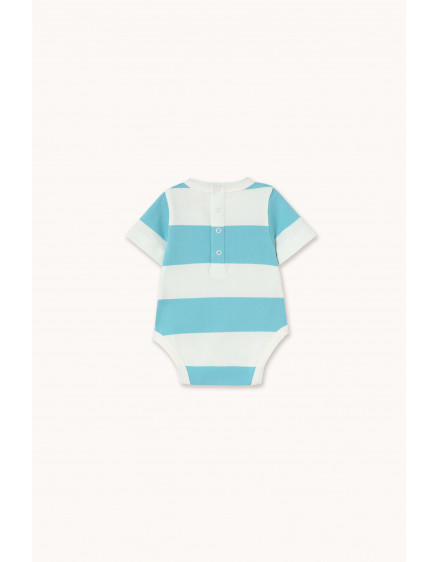 Stripes Knit Body Light Cyan 3