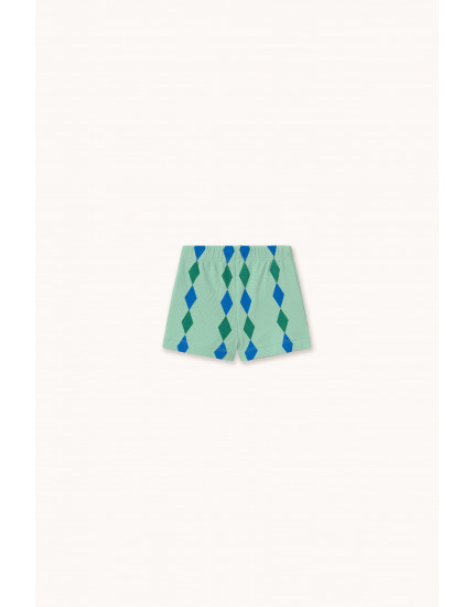 Diamonds Rib Baby Short Washed Emerald 12M