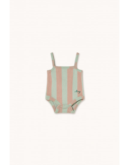 Stripes Towel Sleeveless Body Wild Rose