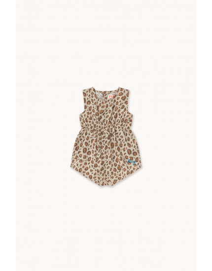 Animal Print Poplin Body Dark Vanilla 3M