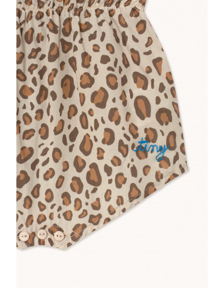 Animal Print Poplin Body Dark Vanilla 3