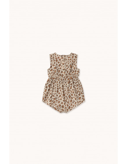 Animal Print Poplin Body Dark Vanilla 4