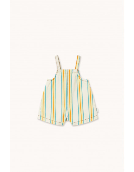 Multi Stripes Baby Dungaree Off-White 3