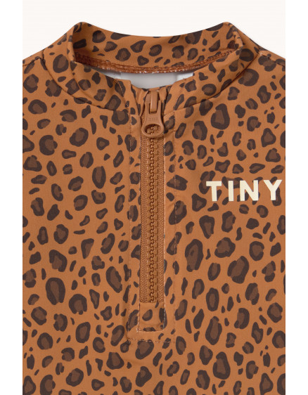 Mini Animal Baby Swim Tee Light Brown 2