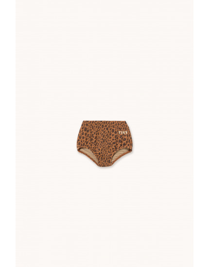 Mini Animal Print Bloomer Light Brown 12M