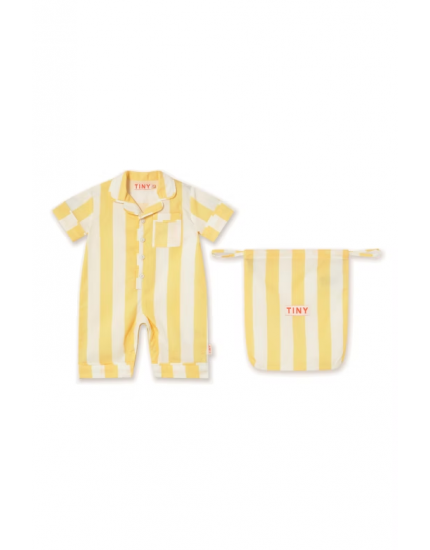 Stripes Baby One-Piece Dusty Yellow