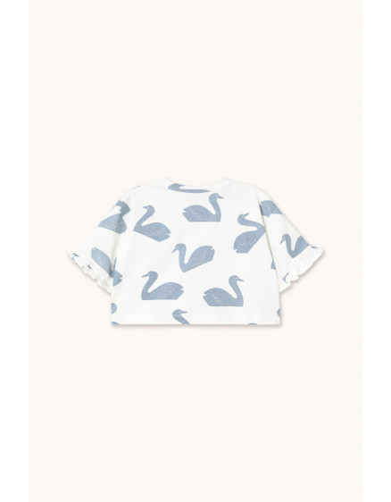 Big Swans Knitted Crop Tee Off-White 4