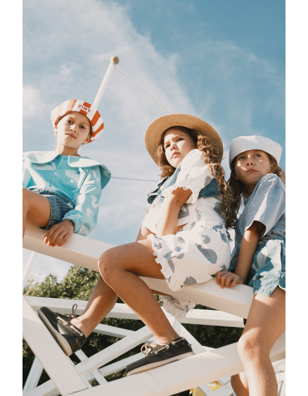 Big Swans Knitted Smocked Shorts Off-White 3