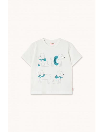 Poodle Graphic Tee Off-White 10Y
