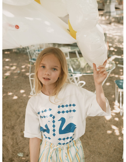 Swans Diamonds Tee Off-White 4