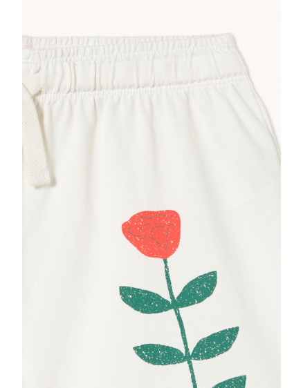 Red Roses Shorts Off-White 2