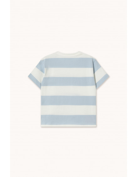 Stripes Knit Tee Washed Blue 4