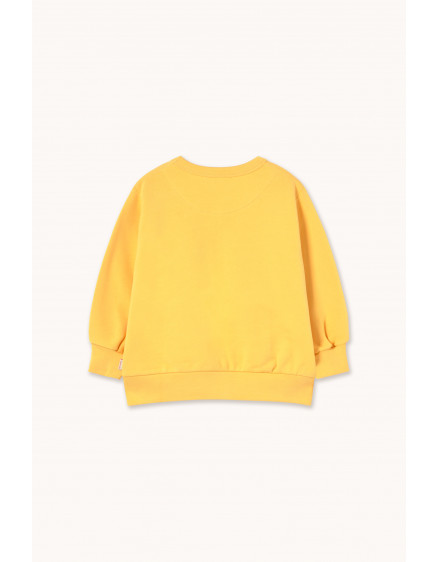 Red Dog Sweatshirt Soft Yellow 4