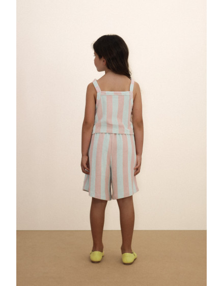 Stripes Towel Top Wild Rose 2
