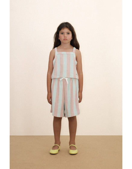 Stripes Towel Top Wild Rose 3