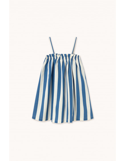 Stripes Dress Light Navy 7