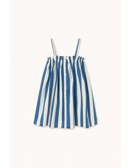 Stripes Dress Light Navy