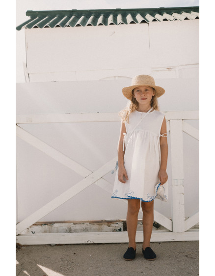 Swans Bow Dress Off-White 7