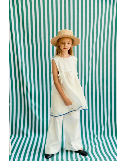 Swans Bow Dress Off-White 4