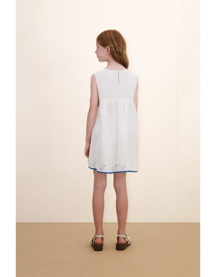 Swans Bow Dress Off-White 2