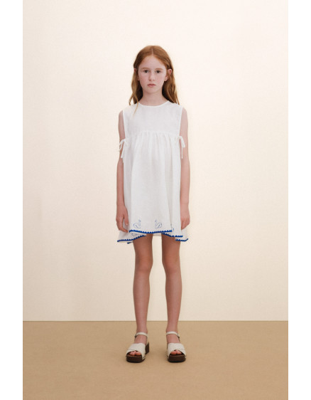 Swans Bow Dress Off-White 3