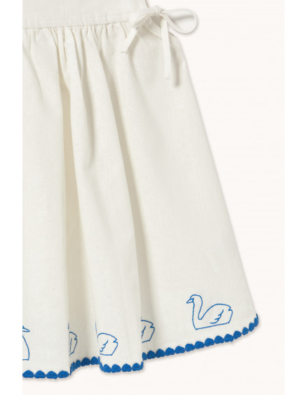 Swans Bow Dress Off-White 8