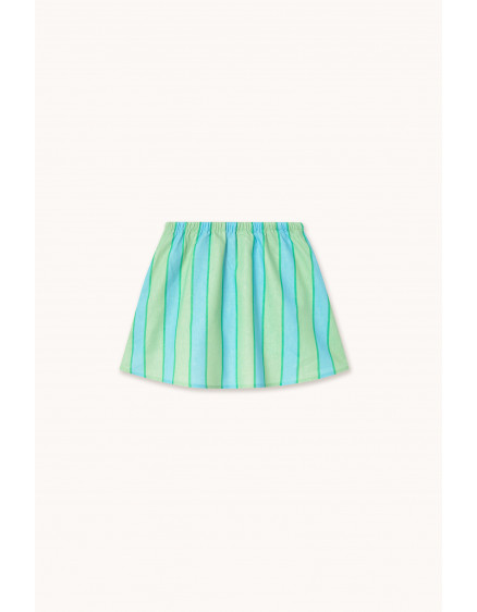 Retro Stripes Skirt Washed Emerald 5