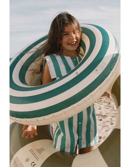 Emerald Stripes Dress 2