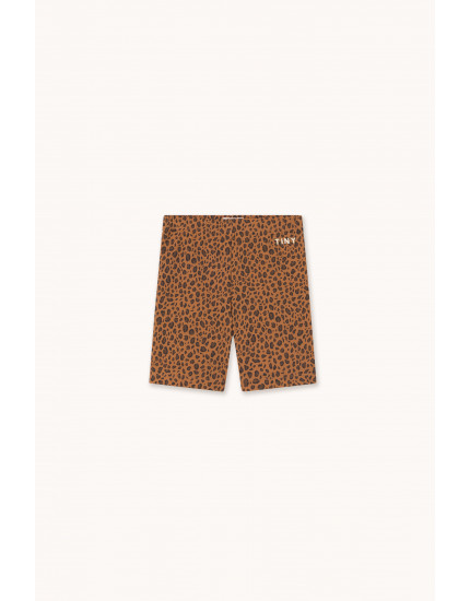 Mini Animal Biker Leggings Light Brown