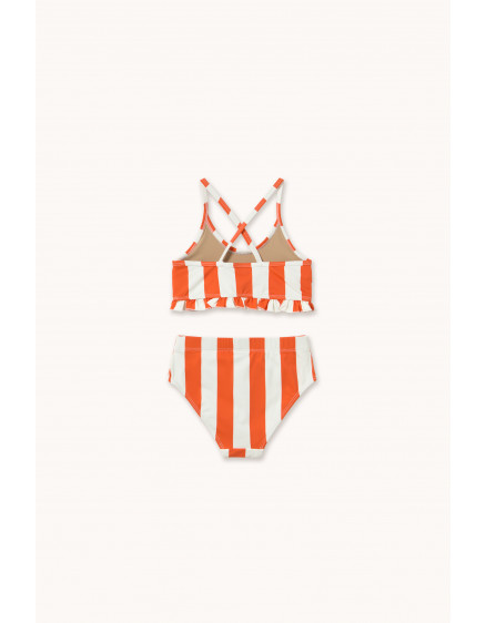 Red Stripes Swim Set Summer Red 6
