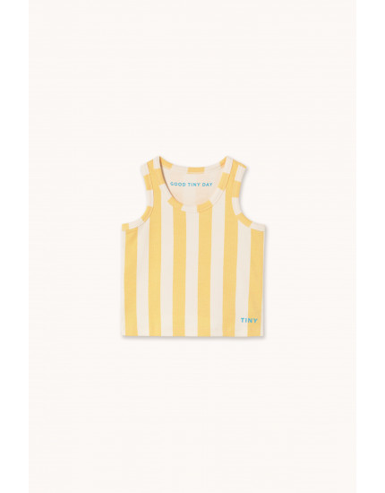 Майка Stripes Dusty Yellow