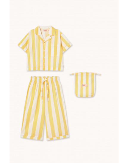 Stripes Set Dusty Yellow 10Y