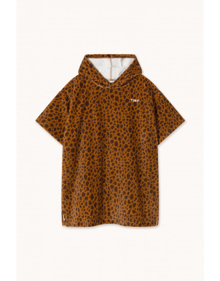 Mini Animal Poncho Towel Light Brown