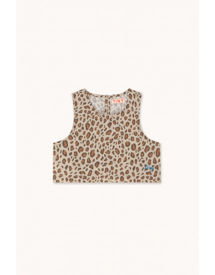 Топ Animal Print Dark Vanilla