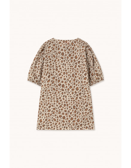 Animal Print Bows Dress Dark Vanilla 4
