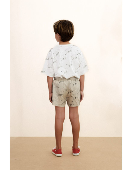 Tiny&Tiny Twill Shorts Dark Vanilla 2