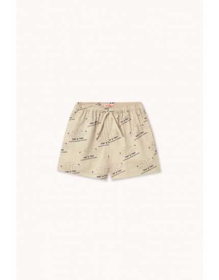 Tiny&Tiny Twill Shorts Dark Vanilla