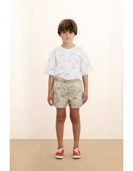 Tiny&Tiny Twill Shorts Dark Vanilla 3
