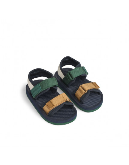 Monty Sandals Classic Navy Multi