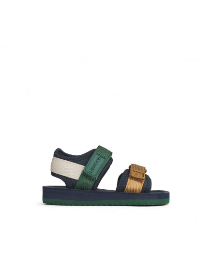 Monty Sandals Classic Navy Multi 5