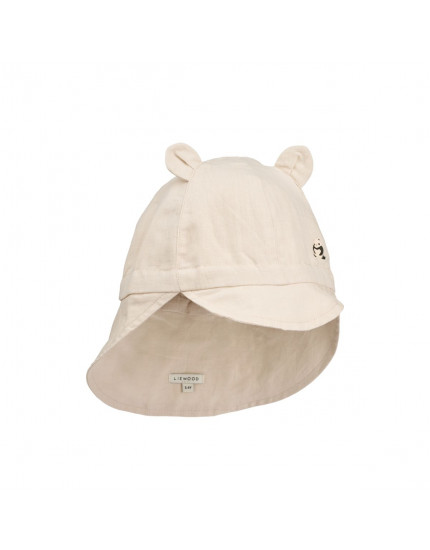 Gorm Linen Sun Hat With Ears Panda Sandy