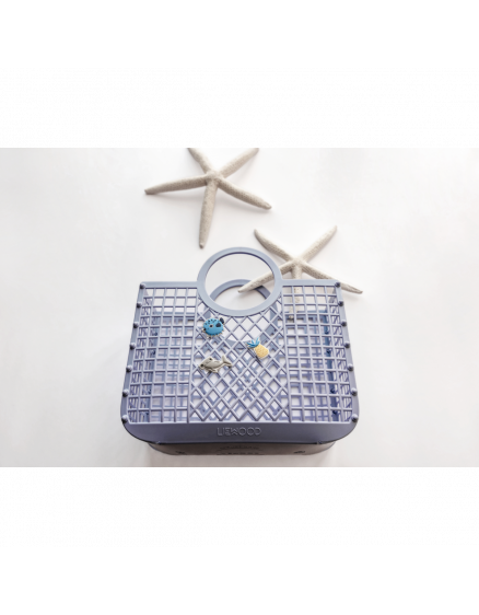Samantha Basket With Charms Lavender 3