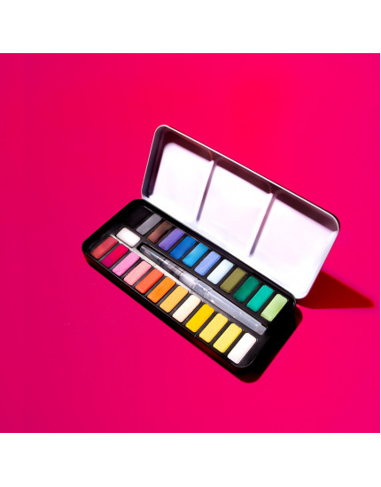 Watercolor kit 24 colors One Size