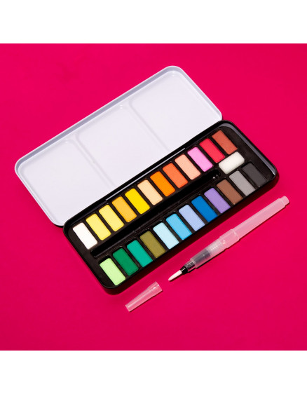 Watercolor kit 24 colors 4