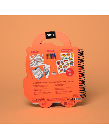 Super Coloring & Stickers Book - Yummy 3
