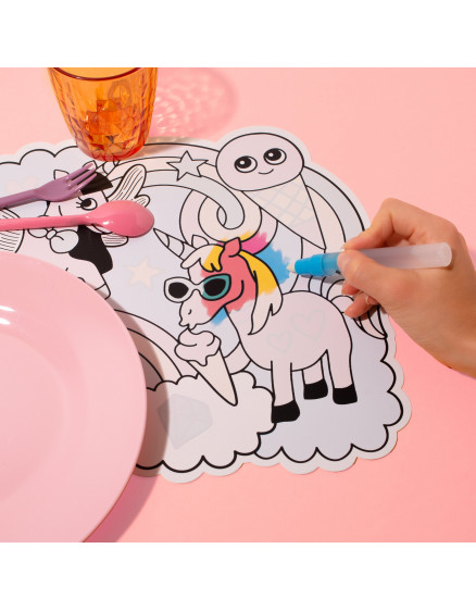 Lily - Water coloring placemats 2