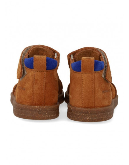 Starter Sandal with Velcro Closure Cognac 3