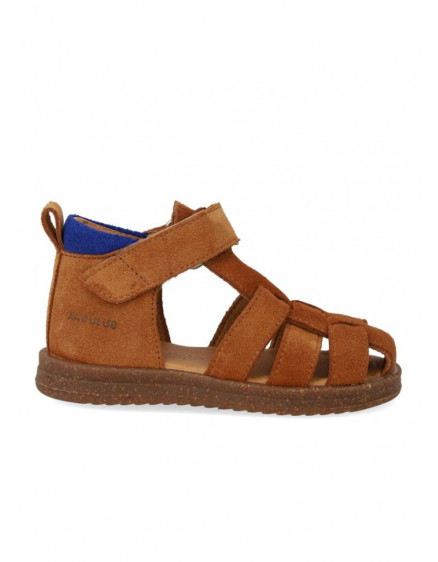 Starter Sandal with Velcro Closure Cognac 2